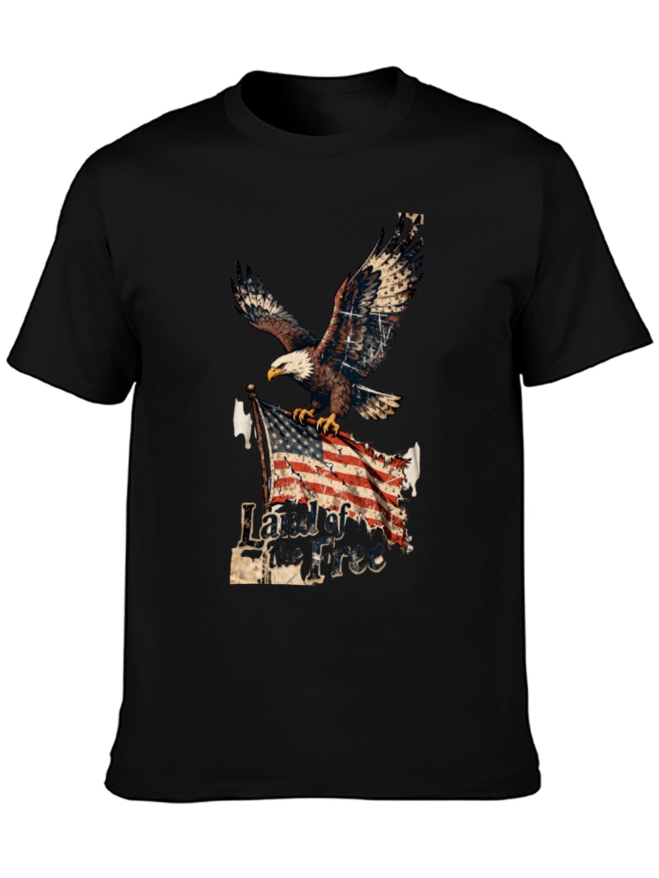 T-shirt Vintage Bird Flag T-shirt