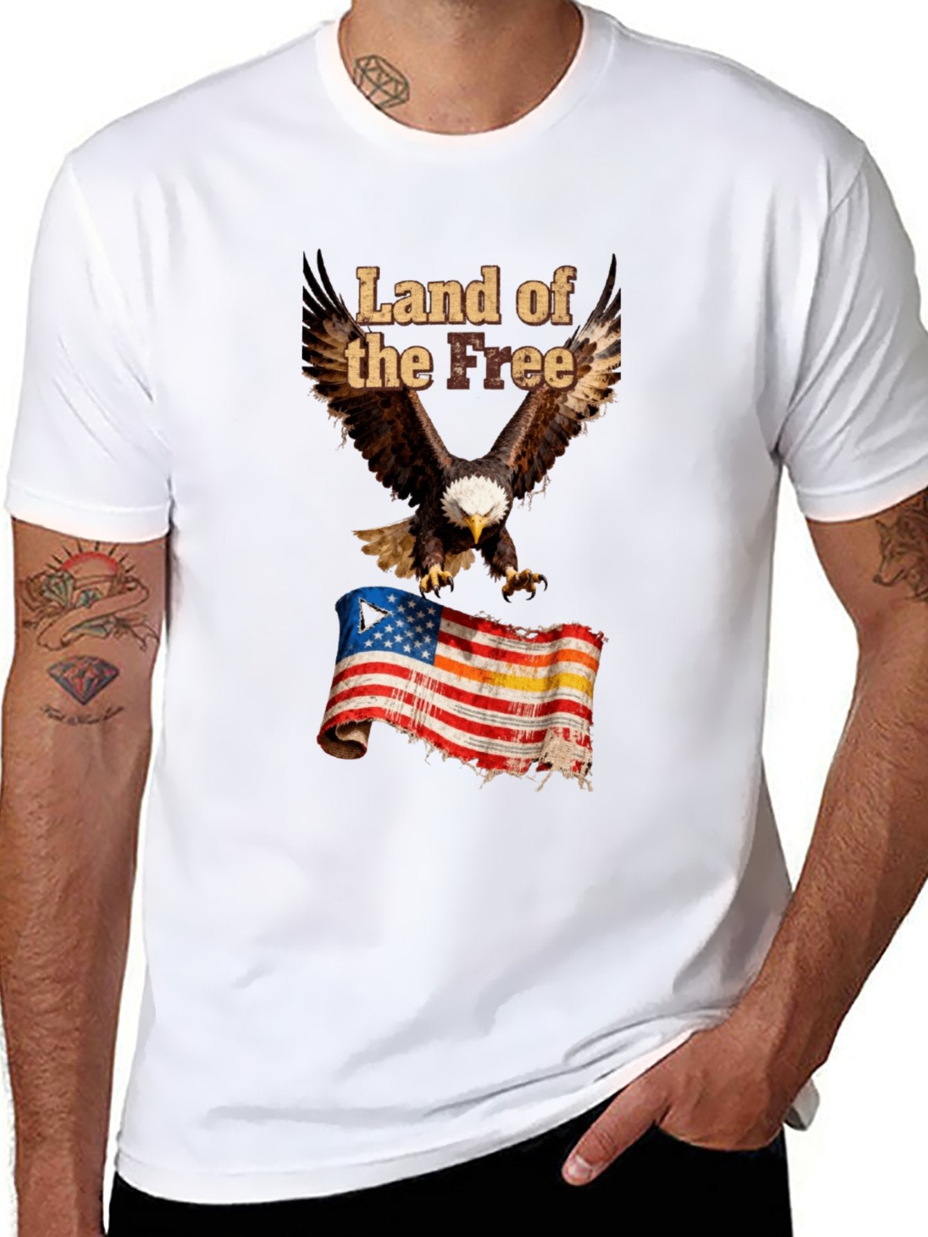 T-shirt Bald Eagle T-shirt design