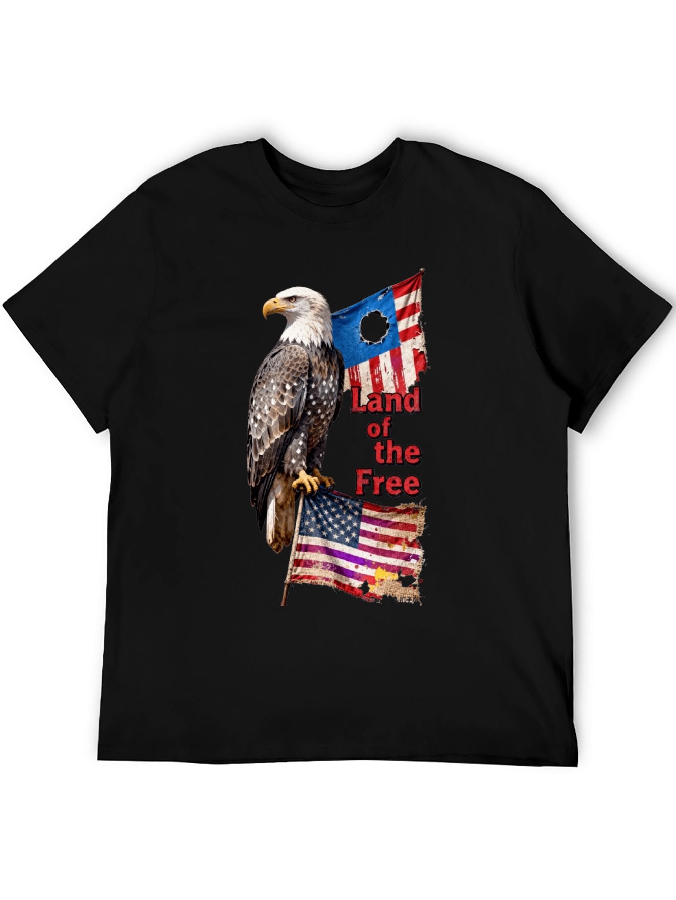 T-shirt Vintage Eagle Flag T-shirt Picture