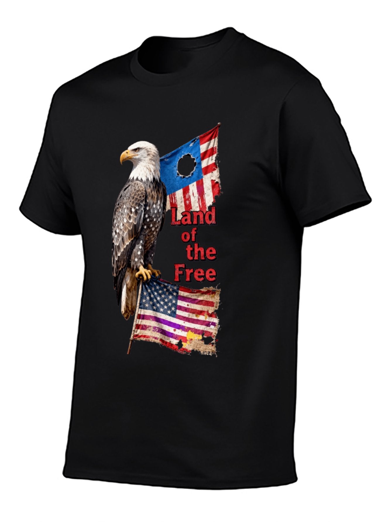 T-shirt Vintage Eagle Flag T-shirt Picture