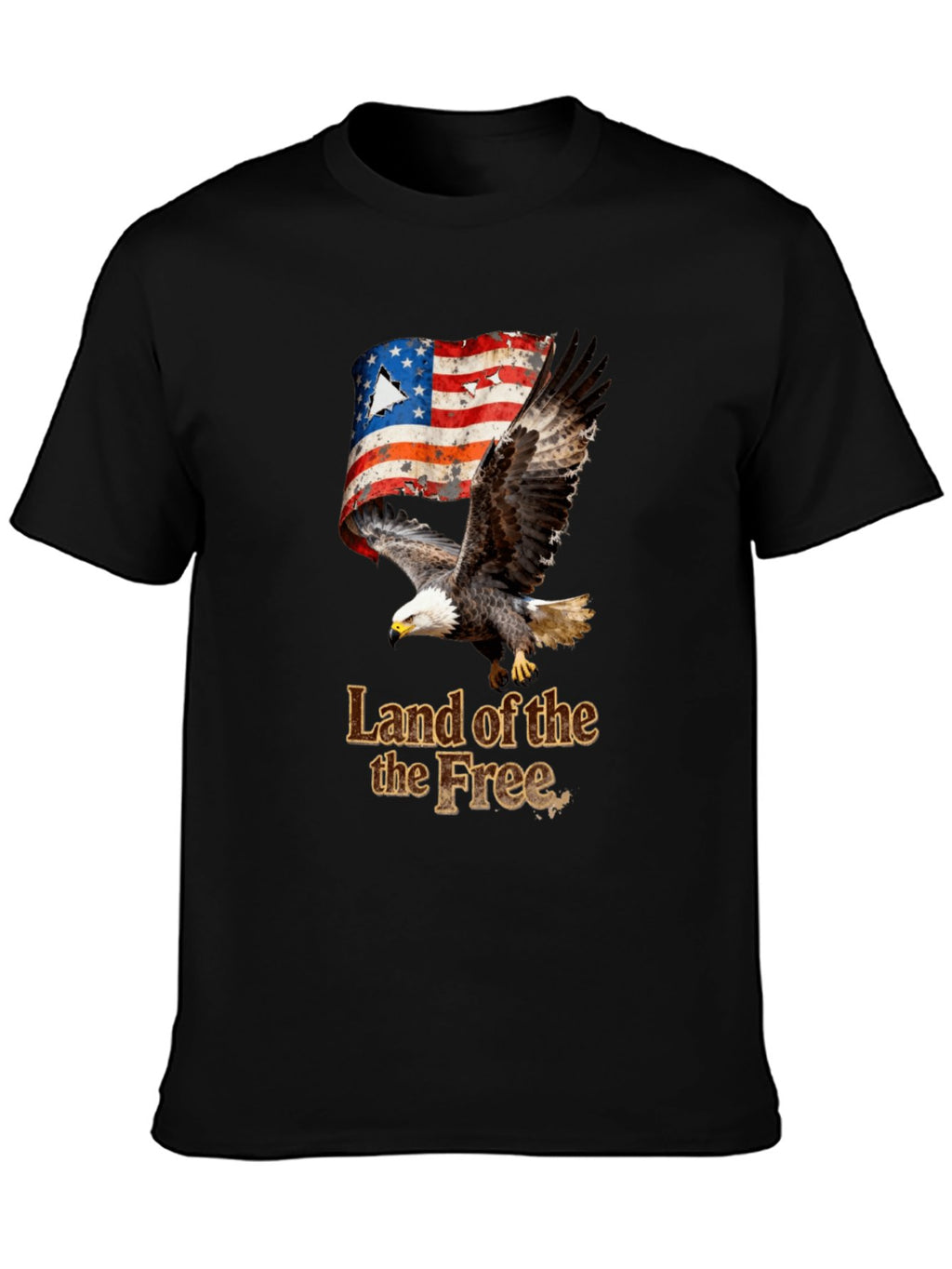 T-shirt Vintage Eagle Flag T-shirt