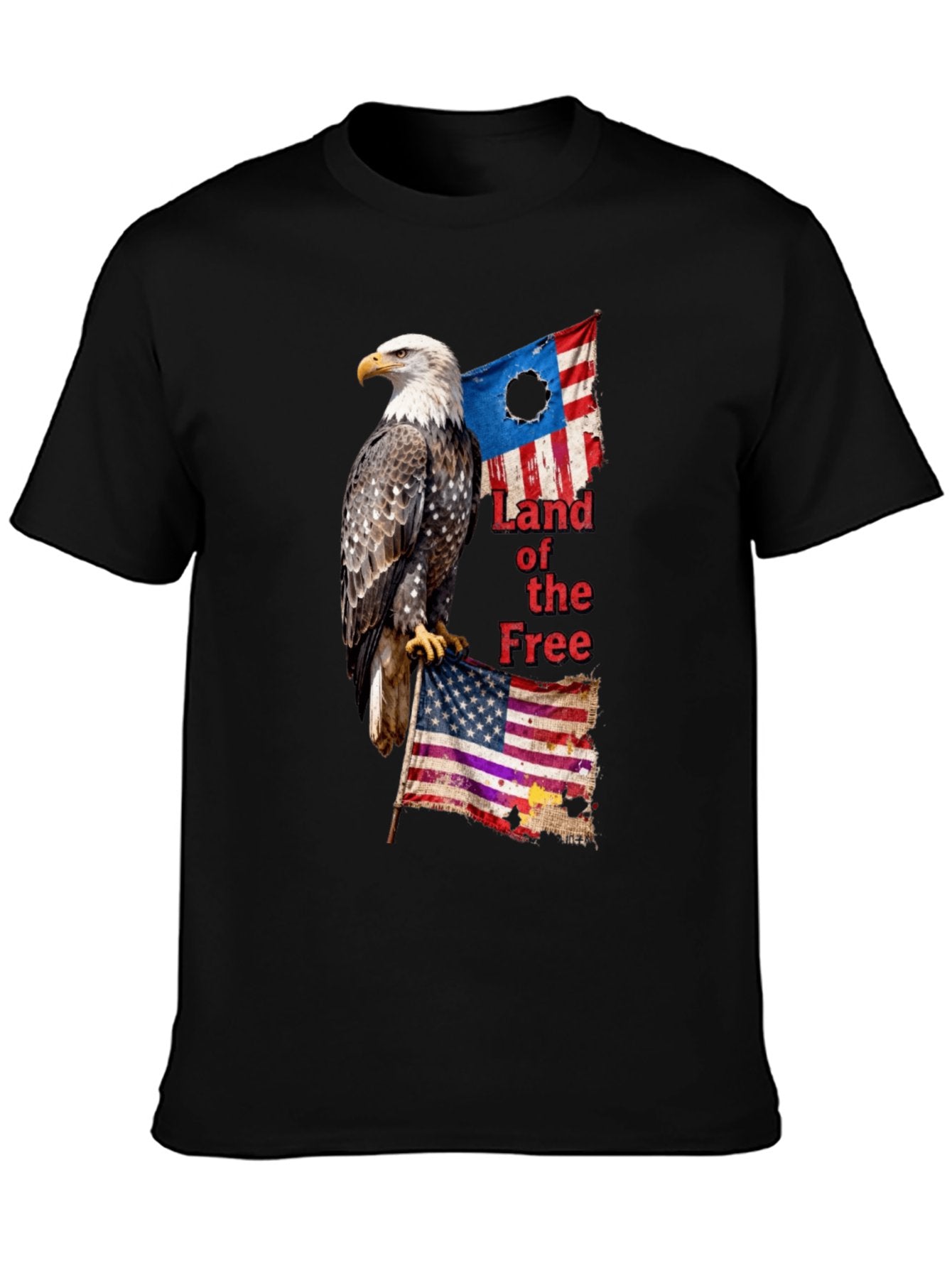 T-shirt Vintage Eagle Flag T-shirt Picture